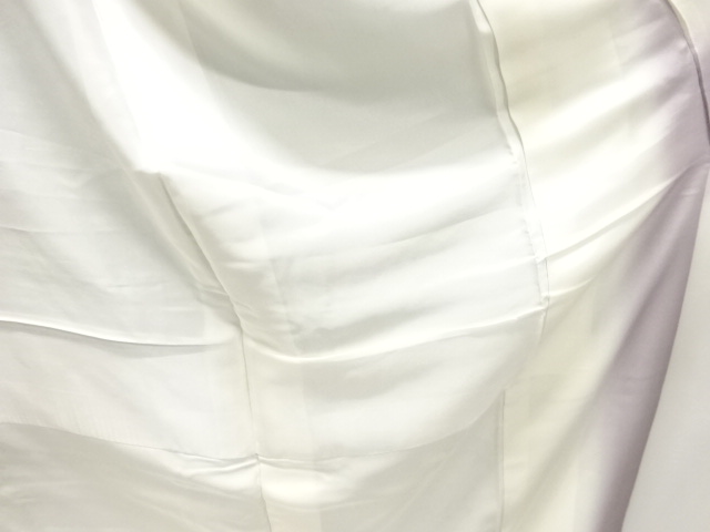  関口遼一作　手描き友禅童子に撫子・菫模様訪問着